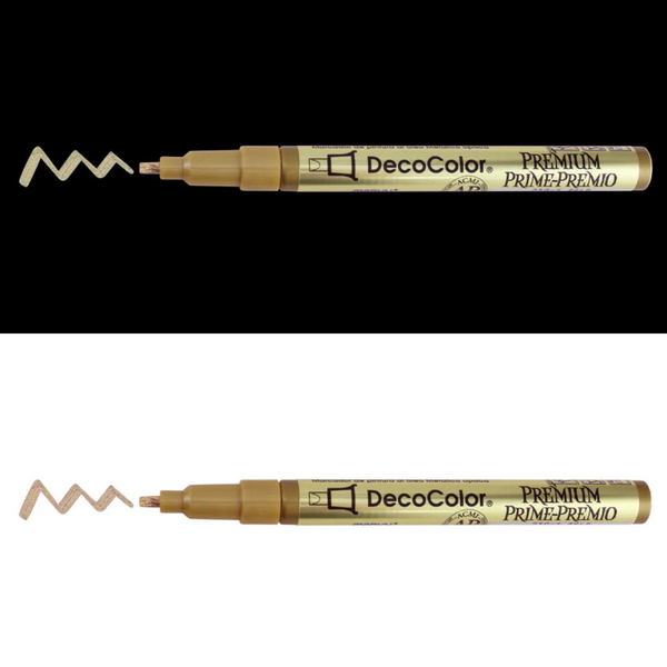 DecoColor Premium Opaque Metallic Leafing Markers