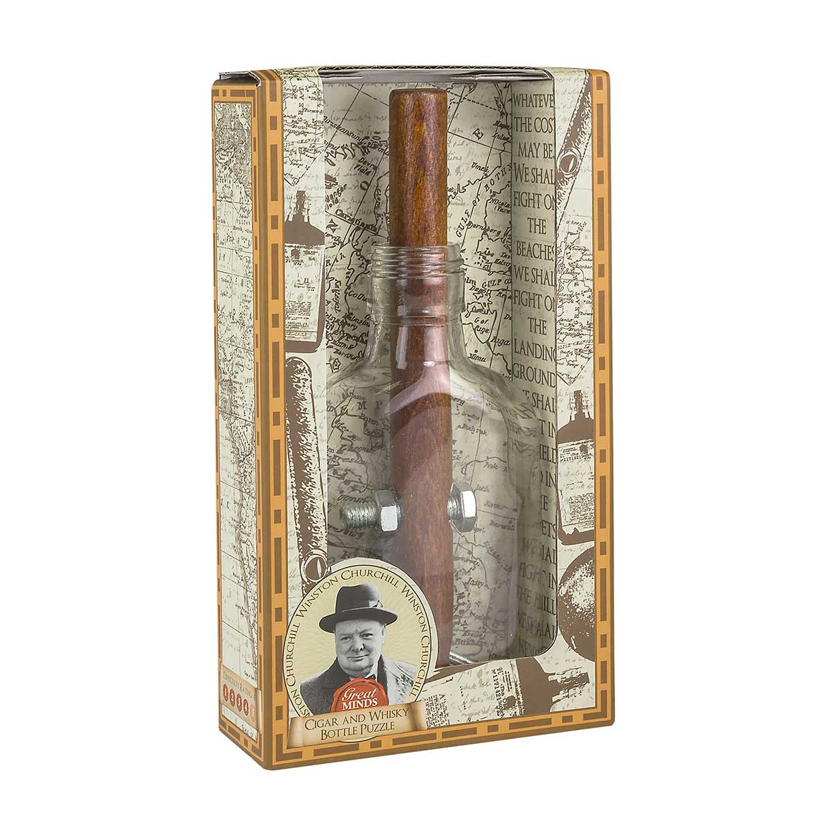 Churchill’s Cigar and Whisky Bottle Puzzle