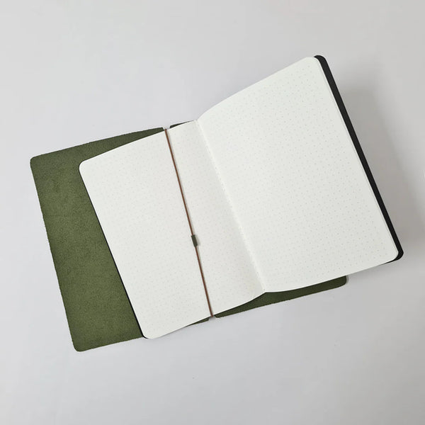 Green Explorer Refillable Leather Journal