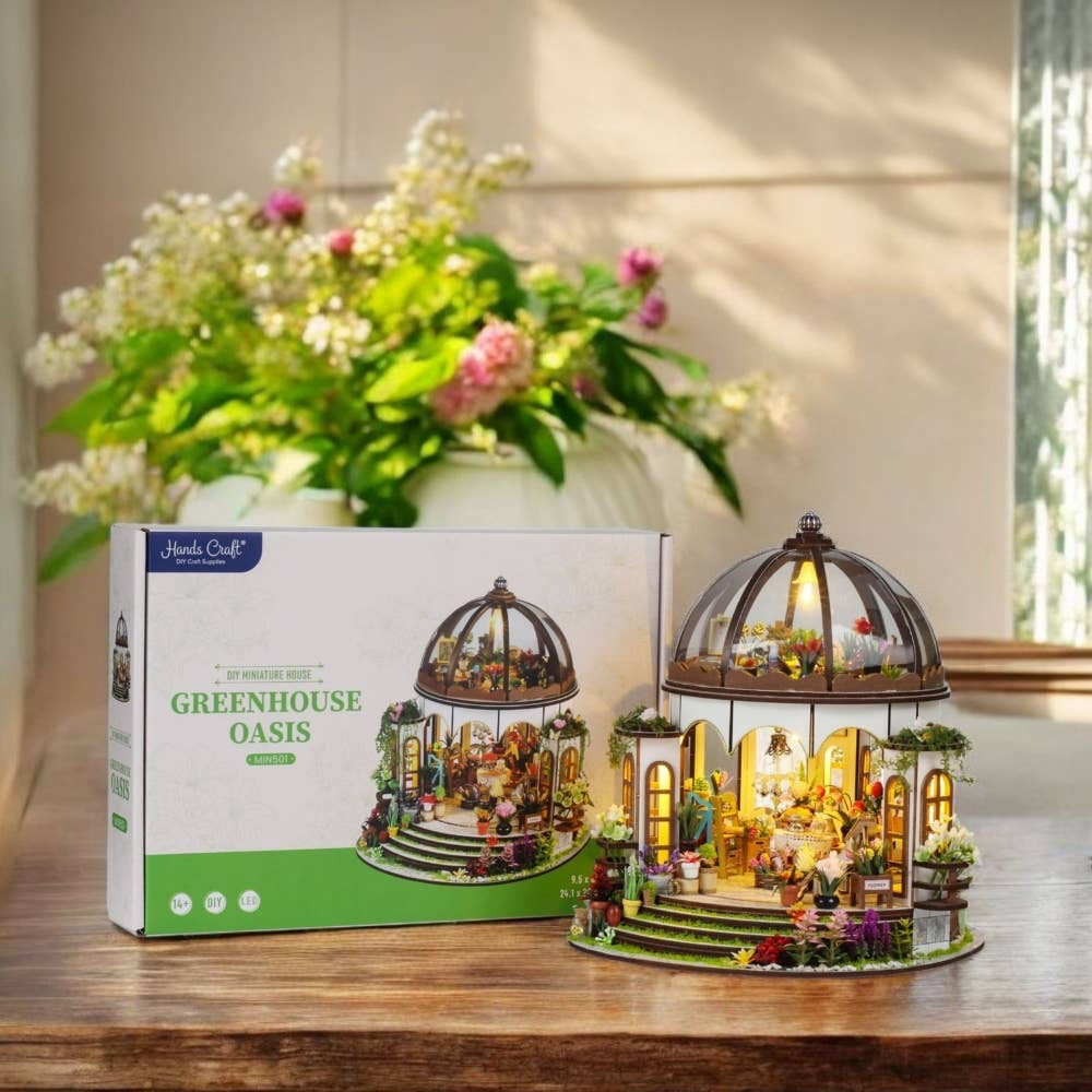 {coming soon!} Greenhouse Oasis Diorama Kit