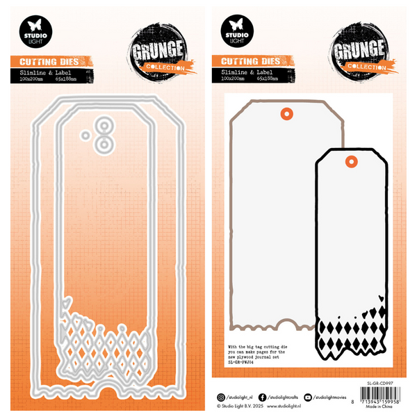Tag Shapes Cutting Die Set | Grunge Collection