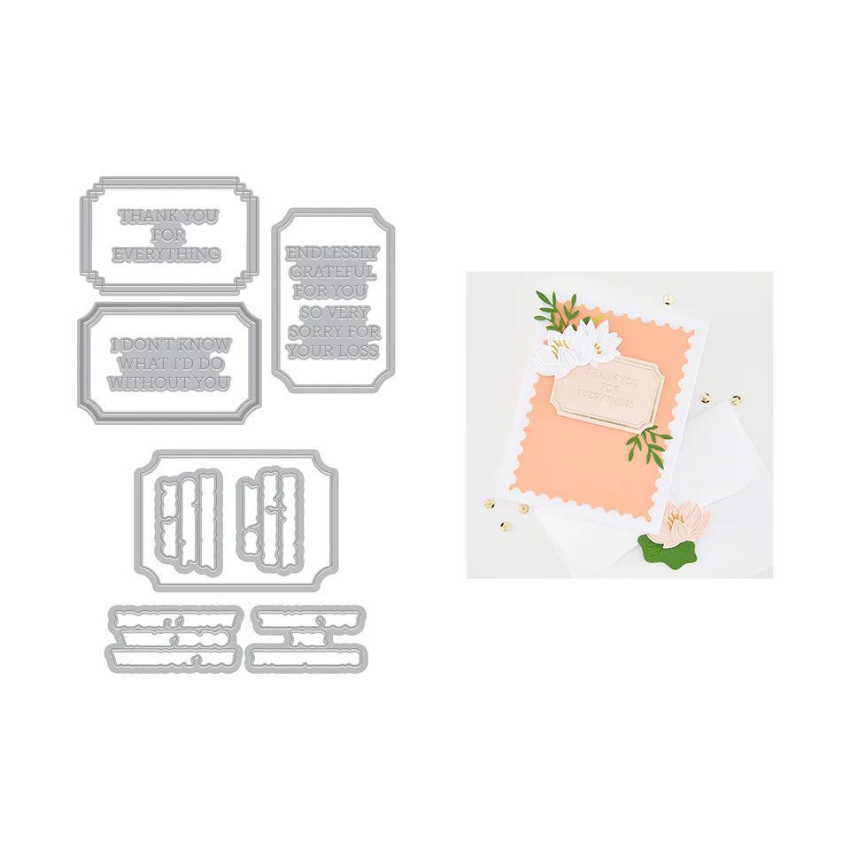 Lovely Labels Letterpress/Foil + Die Set