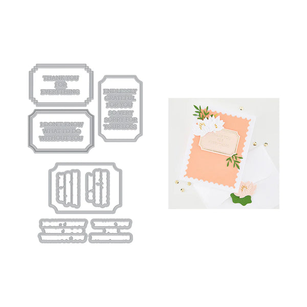 Lovely Labels Letterpress/Foil + Die Set
