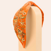 Tangerine Embellished Velvet Headband