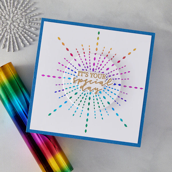 Starbursts Set BetterPress + Foil Plate