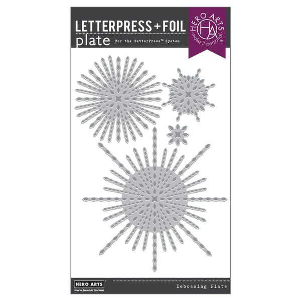Starbursts Set BetterPress + Foil Plate