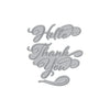 Hello & Thank You Letterpress + Foil Plates | Lovely Letterpress Collection