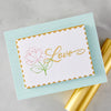 Love & Thinking of You Letterpress + Foil Plates | Lovely Letterpress Collection