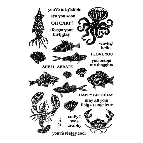 Under The Sea Stamp + Die Bundle | Simon Hurley