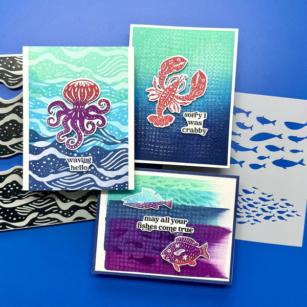 Under The Sea Stamp + Die Bundle | Simon Hurley