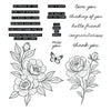 Sketched Peonies Stamp + Die Bundle | Simon Hurley