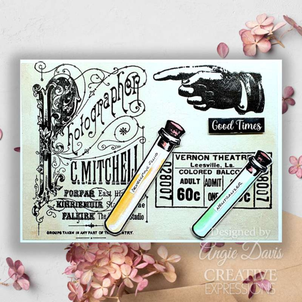 Hodge Podge 6x8 Clear Stamp Set {retired} | Taylor Made Journals