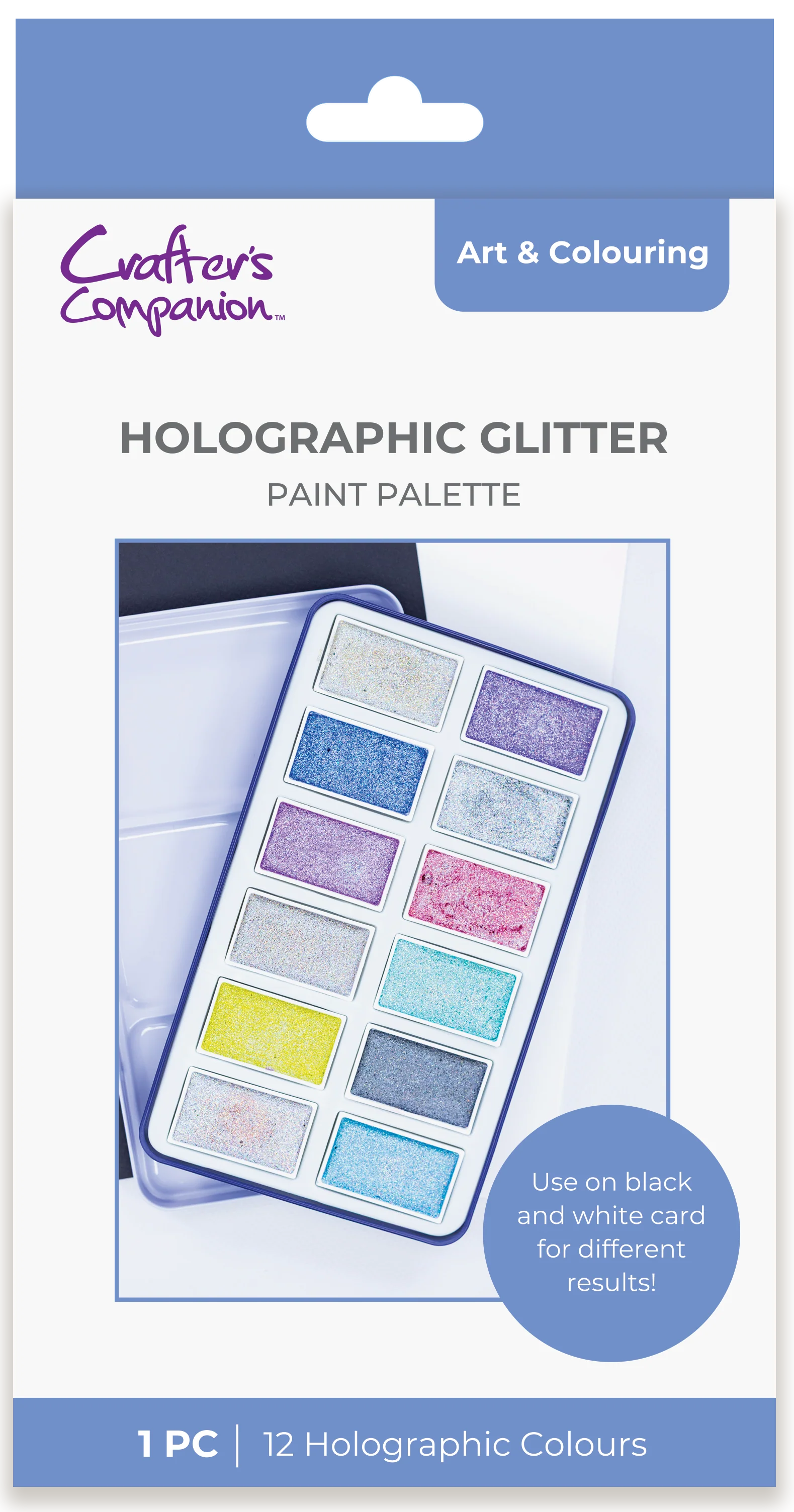 Holographic Glitter Watercolor Palette