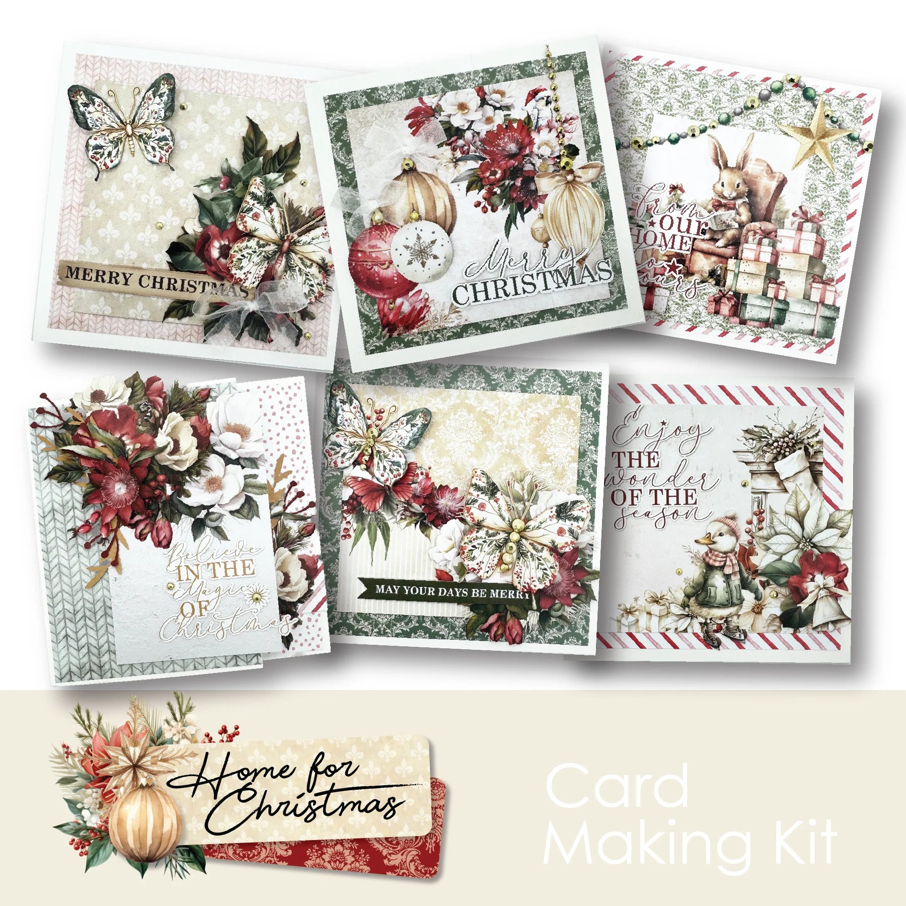 Home for Christmas Card Making Kit