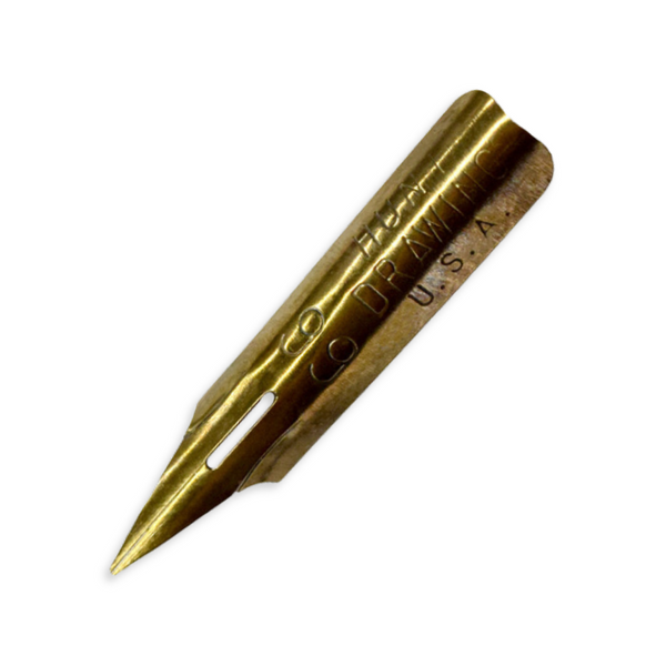 high flex brass nib great for calligraphy and drawing, produces dramatic line variation