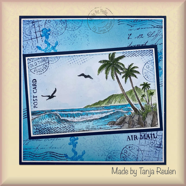 Nellie's Choice Texture Clear Stamp Post