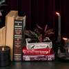 Edgar Allen Poe Stacked Book Planter