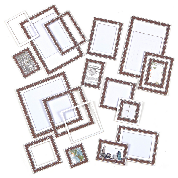 Wherever Chipboard Map Frames