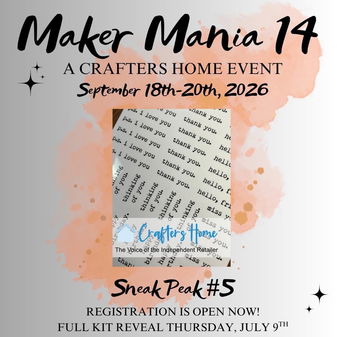 09/18-09/20: Maker Mania 14 | Vintage Treasures {Virtual + Kit}
