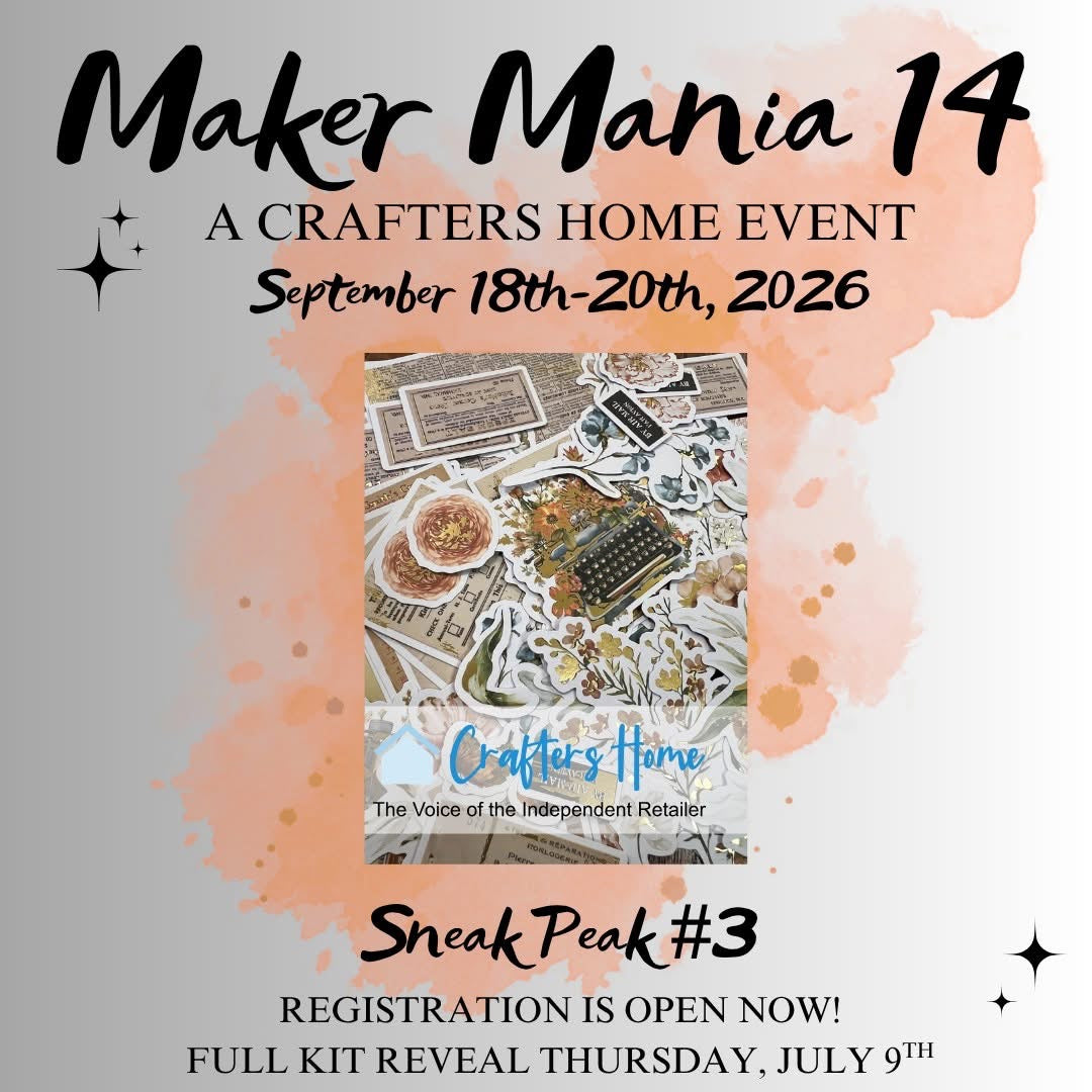 09/18-09/20: Maker Mania 14 | Vintage Treasures {Virtual + Kit}