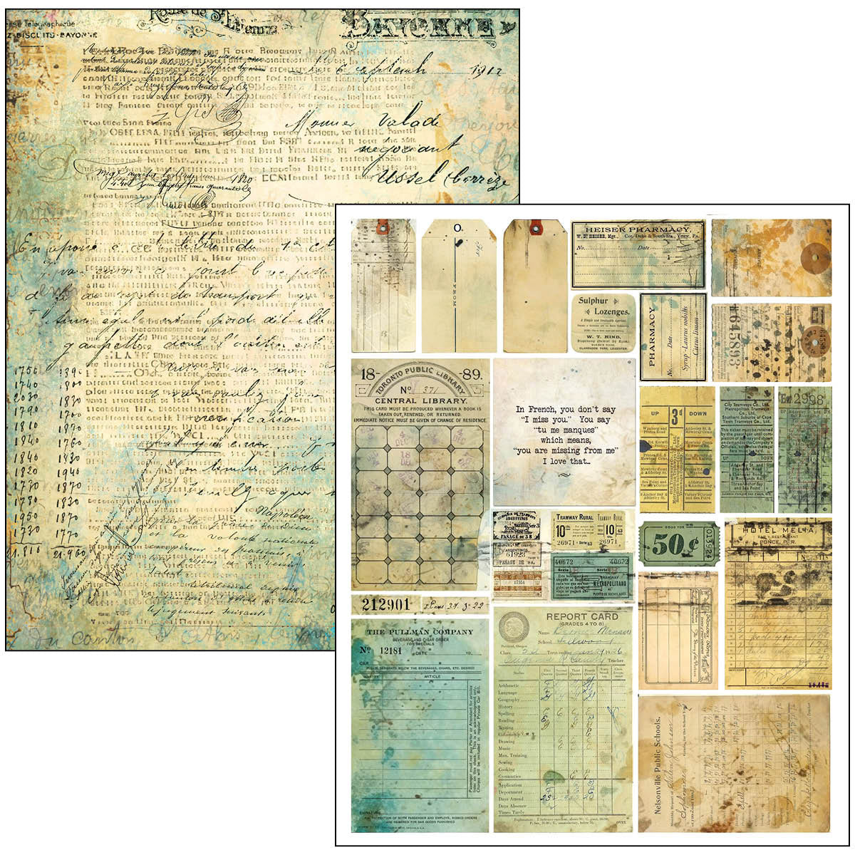 Time Capsule A4 Maxi Mixed Media Book