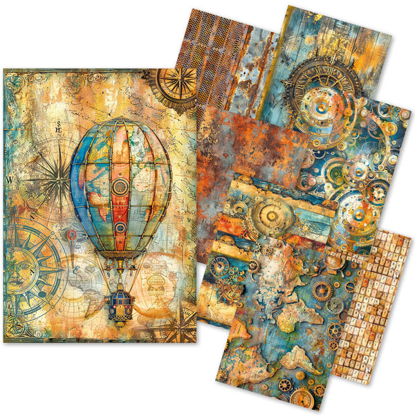 Past Time Craftmix A5 Tissue + Vellum Variety