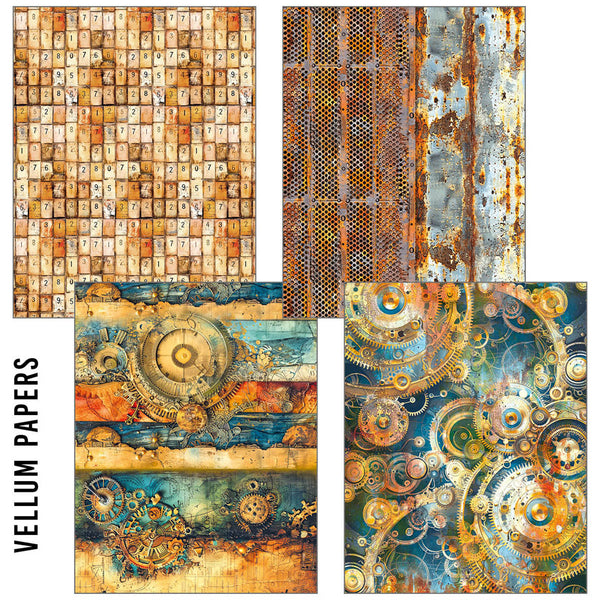 Past Time Craftmix A5 Tissue + Vellum Variety