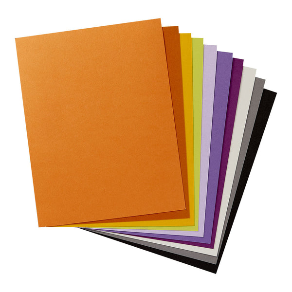 Halloween Assortment 8.5x11 Colorwheel Cardstock 10pk