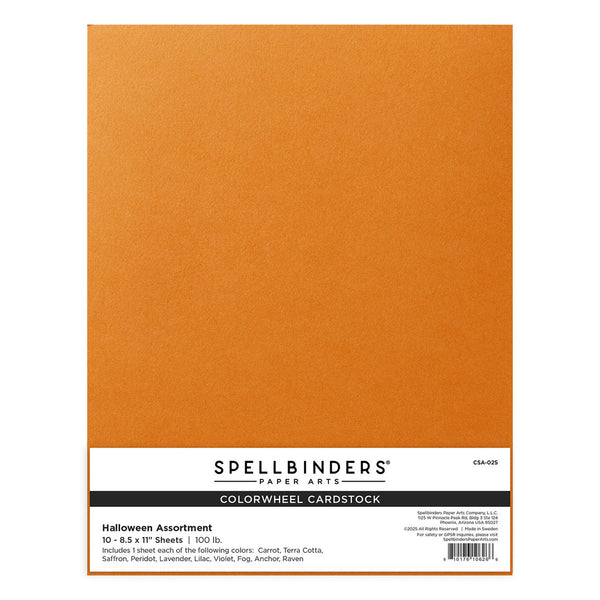 Halloween Assortment 8.5x11 Colorwheel Cardstock 10pk