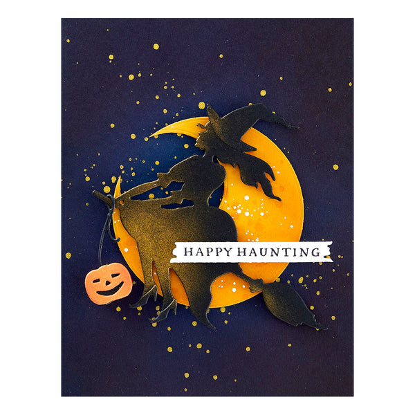 Witchin’ Heels Etched Die Set | Happy Haunting