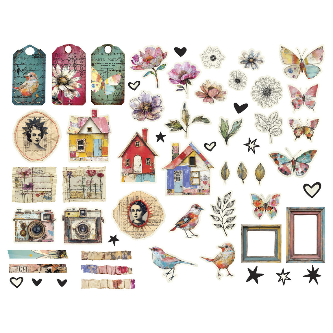 Beautifully Imperfect Die-Cut Shapes