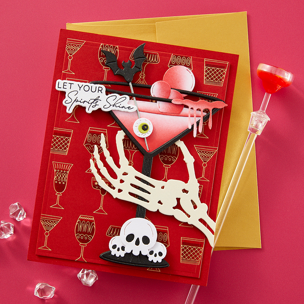 Boos! Cocktails Etched Dies | Happy Hour