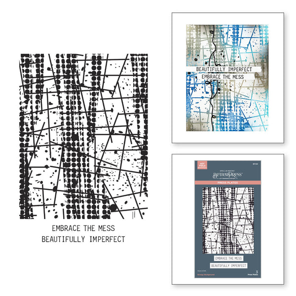 Grungy Background Press Plate | Beautifully Imperfect
