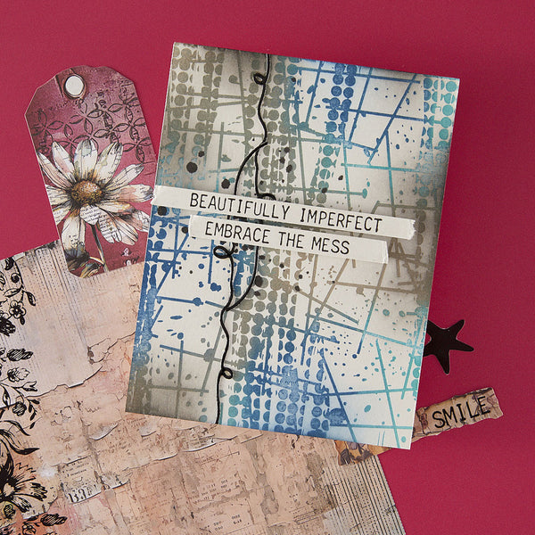 Grungy Background Press Plate | Beautifully Imperfect