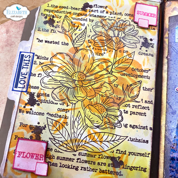 Summer Flower Stamp and Die Set | Art Journal Specials