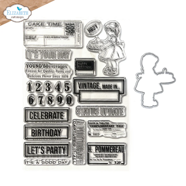 Celebrations 2 Stamp + Die Set | Planner Essentials