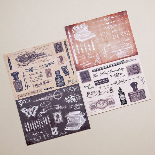 Letter Writing Sticker Sheet Set