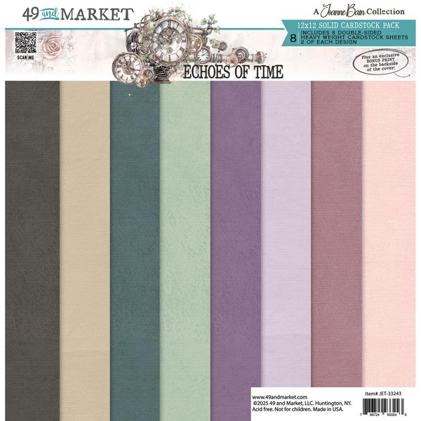 Echoes of Time 12x12 Solids Collection {arrives 9/30}