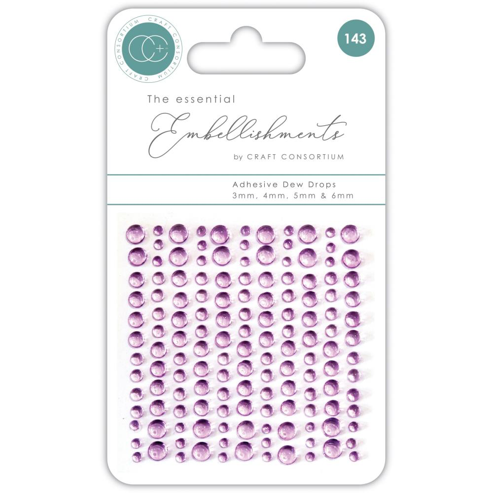 Lilac Adhesive Dew Drops