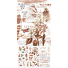 Terra Cotta Rub-On Transfer Set | Color Swatch