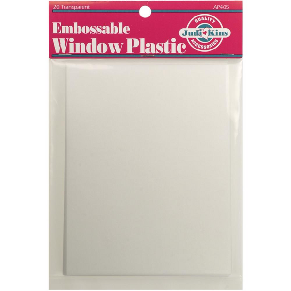 Embossable Window Plastic A2 Sheets 20pk