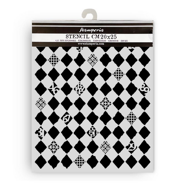 {coming soon!} Rhombus Pattern 8x10 Stencil | Furry Friends