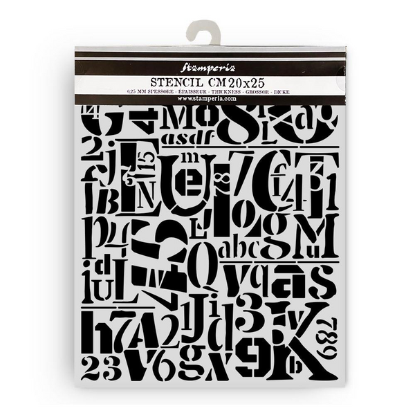 {coming soon!} Numbers And Letters 8x10 Stencil | Furry Friends