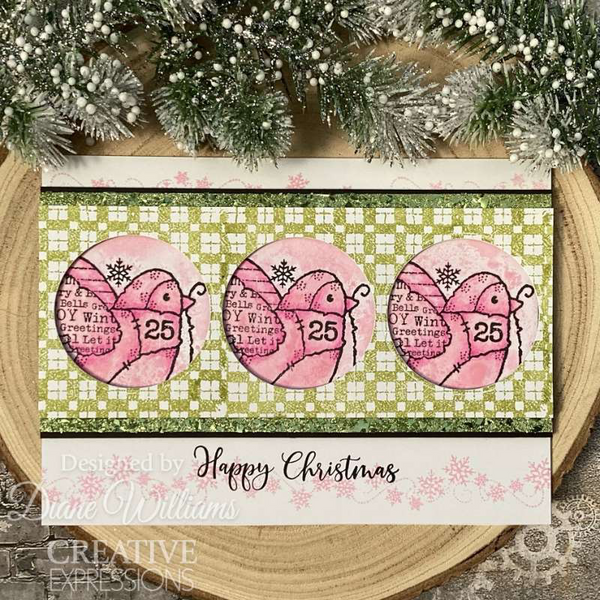Faded Gingham 4x6 Stamp Set | Woodware