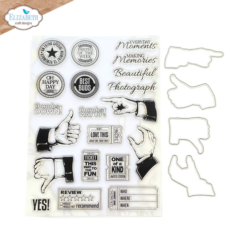 Thumbs Up Stamp and Die Set | Delightful Discovery {preorder}
