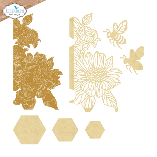 Bee and Flower Accents Die Set | Delightful Discovery {preorder}