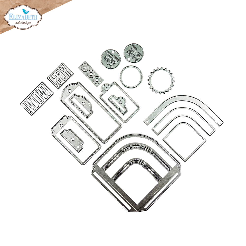 Rounded Pocket with Tags Die Set | Delightful Discovery