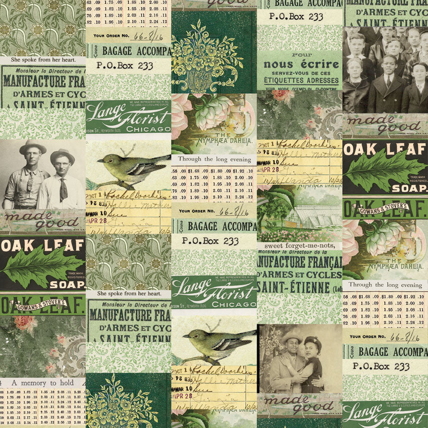 {coming soon!} Palette Collection: Green | 8x8 Double-Sided Cardstock Paper Pack | idea-ology