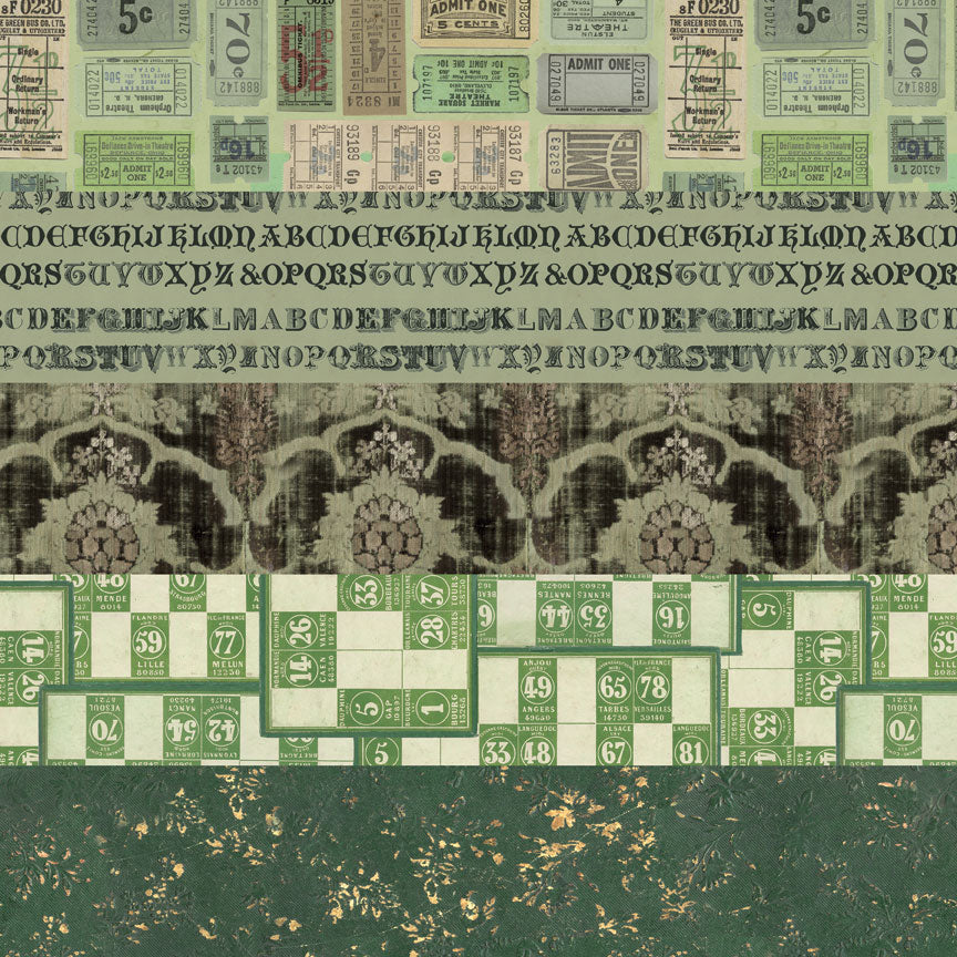 {coming soon!} Palette Collection: Green | 8x8 Double-Sided Cardstock Paper Pack | idea-ology