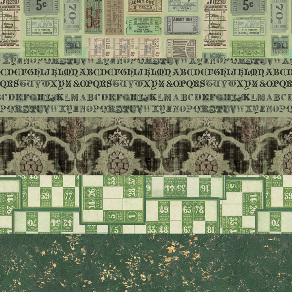 {coming soon!} Palette Collection: Green | 8x8 Double-Sided Cardstock Paper Pack | idea-ology